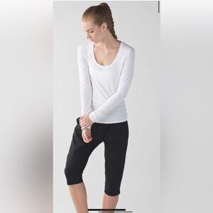 Lululemon Anahatasana Long Sleeve Tee  White Size 6